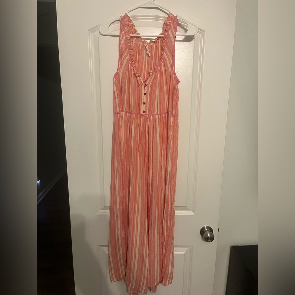Anthropologie Visayas Striped Jumpsuit